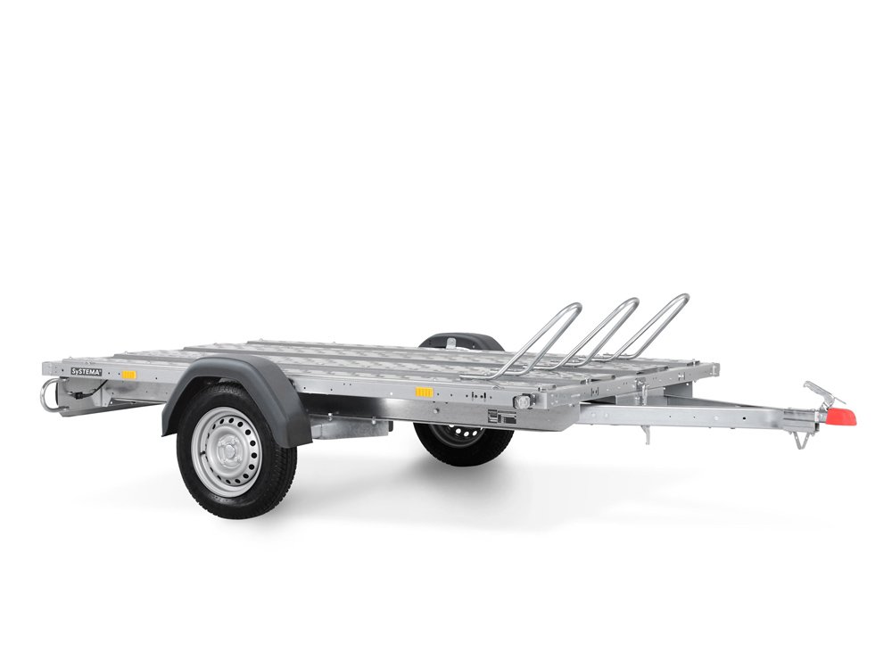 STEMA STM O1 7.5-25-13.1 Rot gepulvert – Motorradtransporter